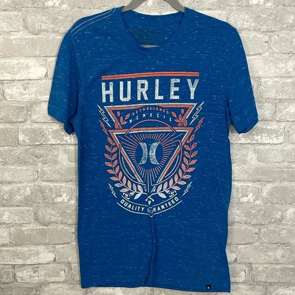Hurley Space Dyed Blue Tee - Picture 1 of 4
